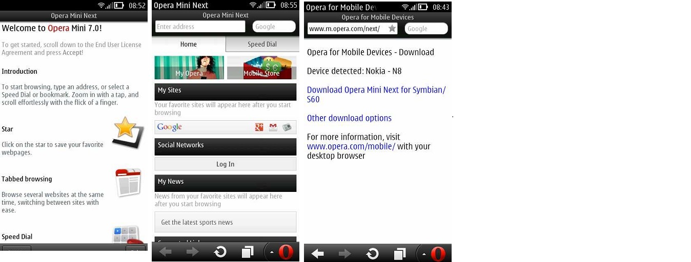 opera mini 8 android download apk